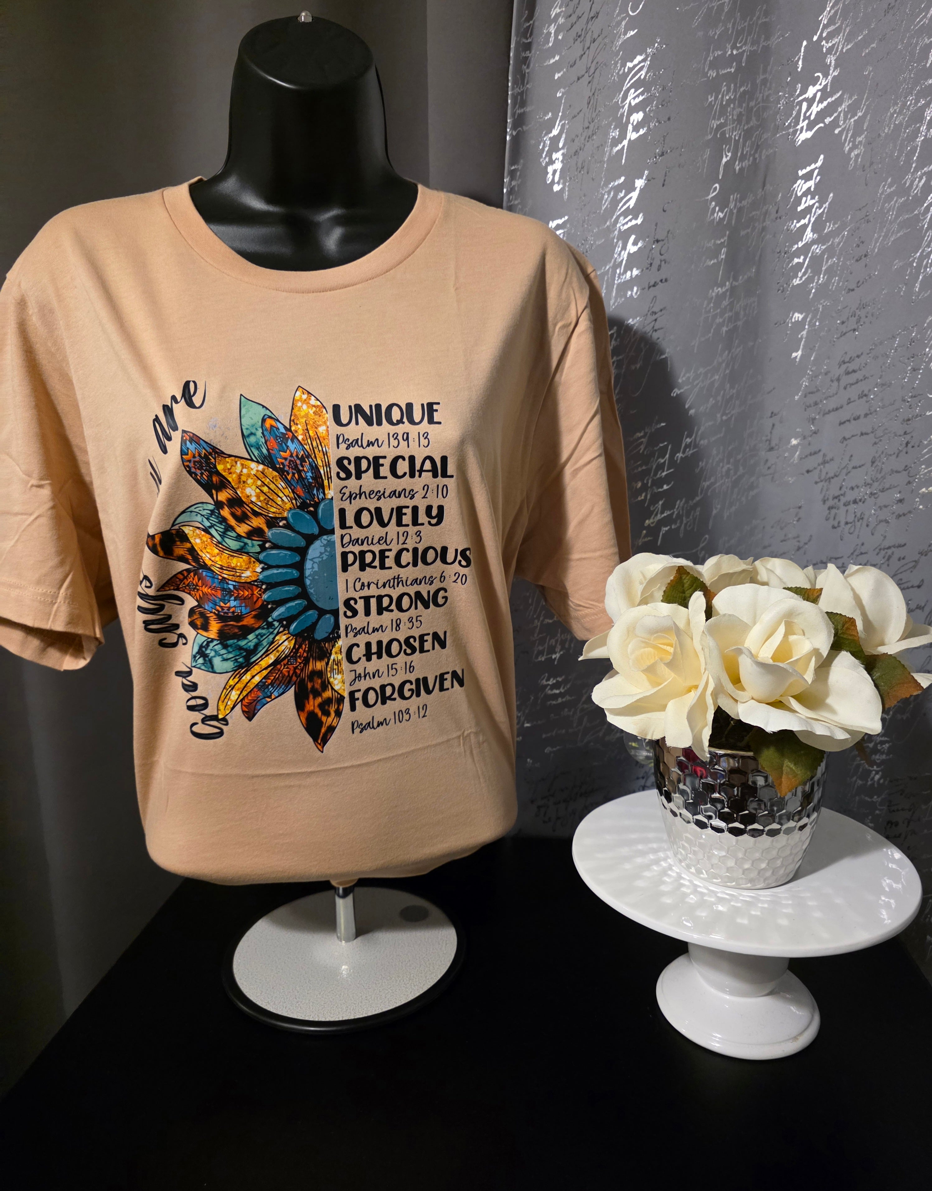 God Says You Are Sunflower T-Shirt