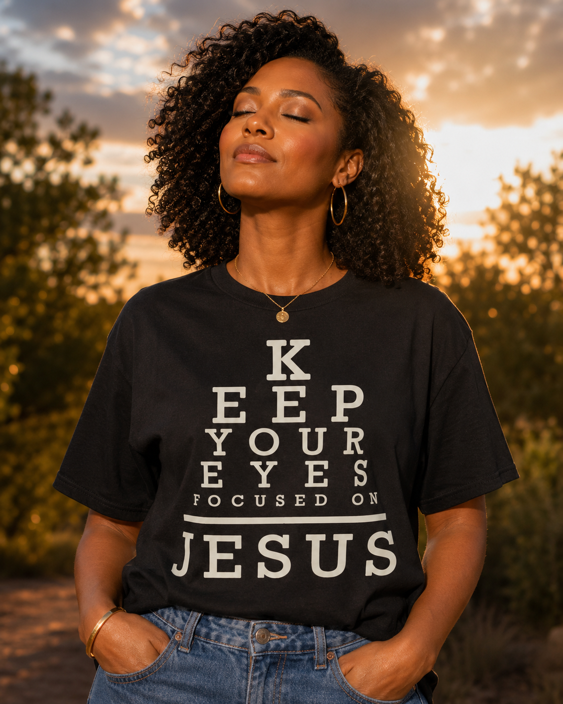 Keep Your Eyes Focused on Jesus T-Shirt