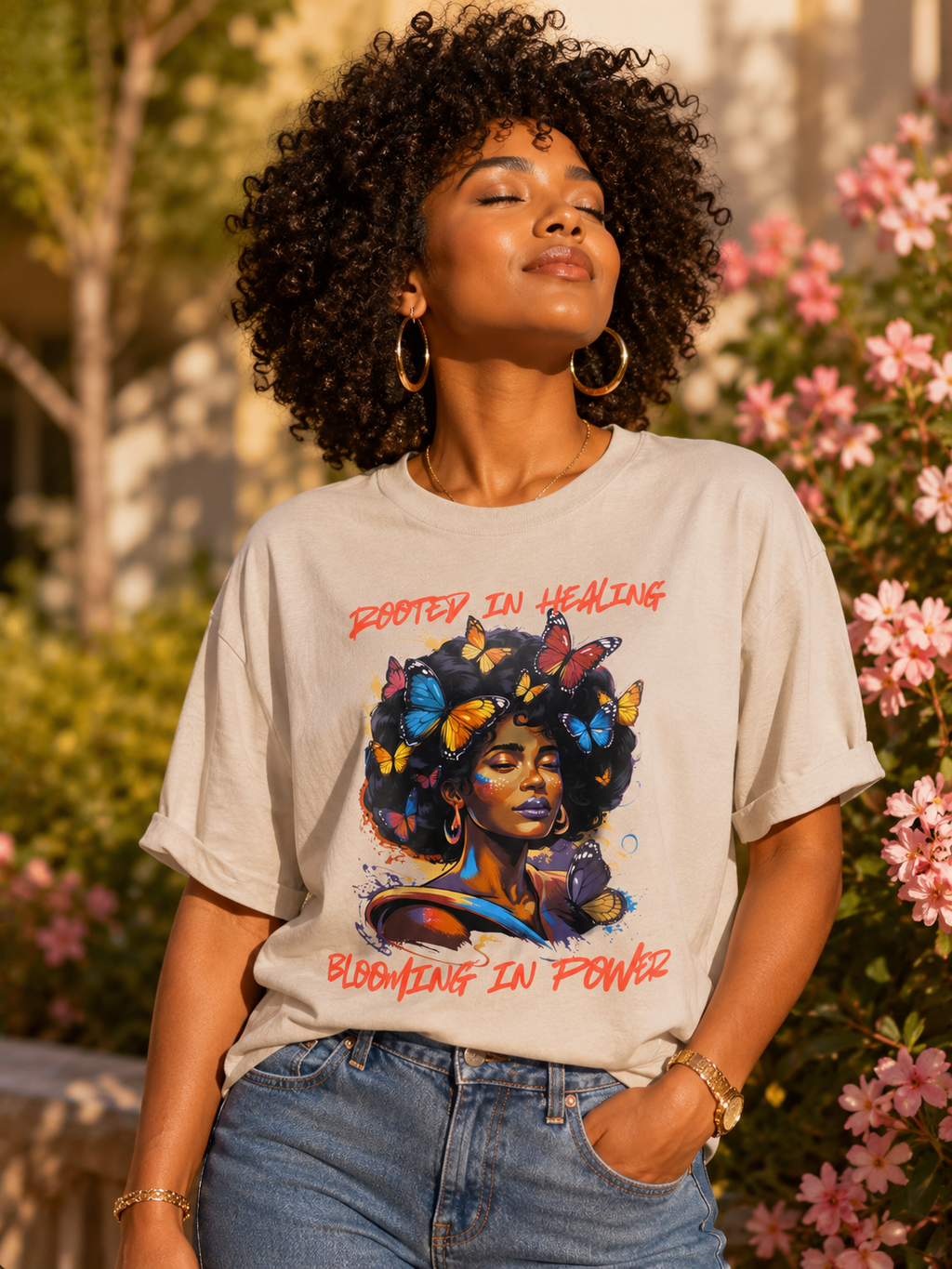Rooted in Healing, Blooming in Power T-Shirt